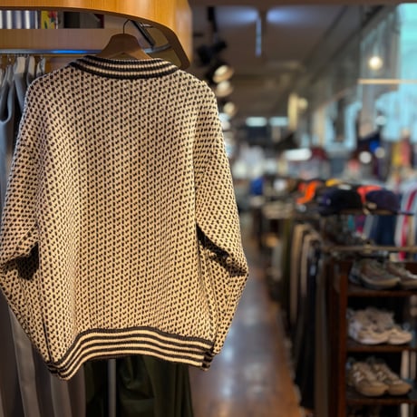 1980's "L.L.Bean"  Birds Eye Sweater  SIZE：M