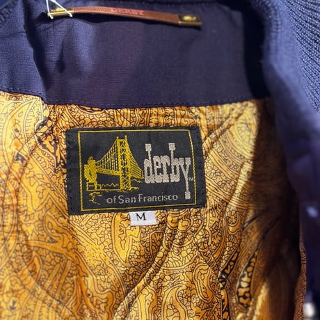 NEW "Dervy of SanFrancisco"  Dervy Jacket  SIZE：M,L