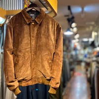 1980's~ "Polo Ralph Lauren" SUEDE LEATHER JACKET SIZE : M