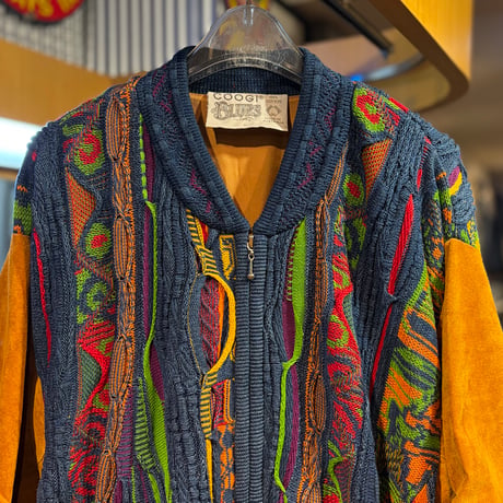1990's "COOGI" 3D Knit Cardigan  SIZE：L