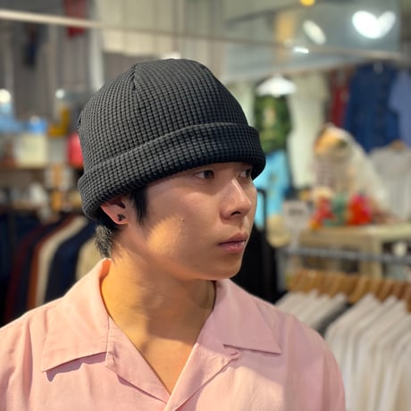NEW "Jackman"  Waffle Knit Cap  SIZE：Free