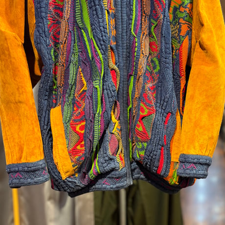 1990's "COOGI" 3D Knit Cardigan  SIZE：L