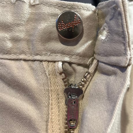 1960's "Wrangler" 33MWZ COTTON SATIN PANTS SIZE : W32 L30
