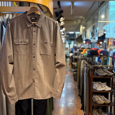 NEW "STUSSY"  WorkShirt  SIZE：L