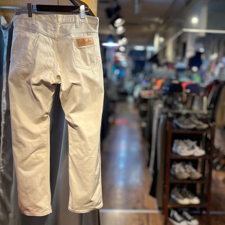 1960's "Wrangler" 33MWZ COTTON SATIN PANTS SIZE : W32 L30