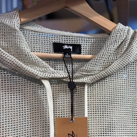 NEW "STUSSY"  Cotton Mesh Foodie  SIZE：L