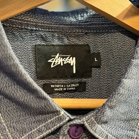NEW "STUSSY"  WorkShirt  SIZE：L
