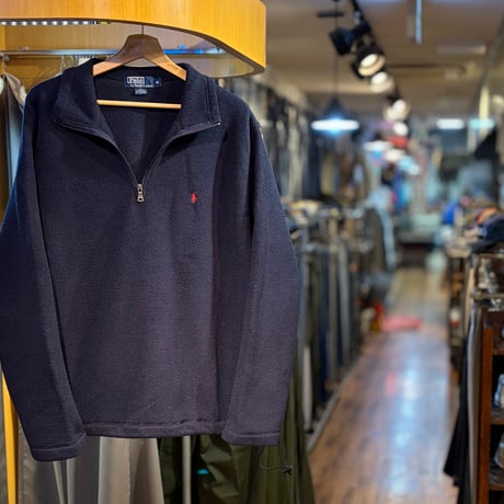 1990's "Polo by Ralph Lauren"  Half zip Fleece  SIZE：XL