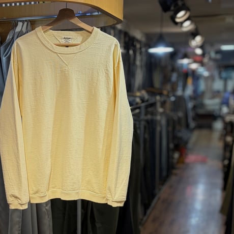 NEW "Jackman"  Dotsume Rib L/S Tee  SIZE：M,L