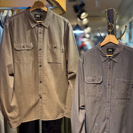 NEW "STUSSY"  WorkShirt  SIZE：L