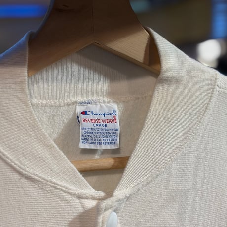 1990's "Champion"  Reverse Weave Cardigan  SIZE：L