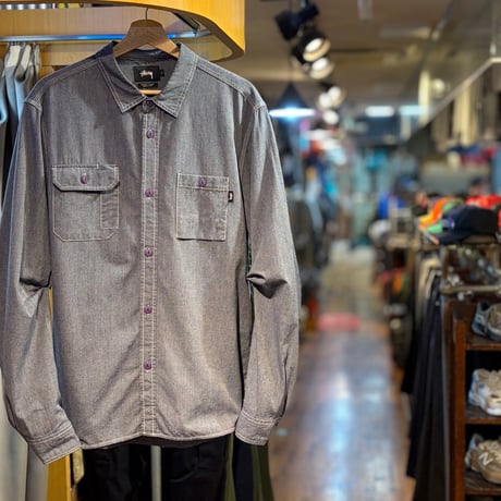 NEW "STUSSY"  WorkShirt  SIZE：L