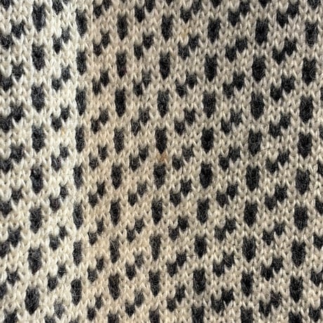 1980's "L.L.Bean"  Birds Eye Sweater  SIZE：M