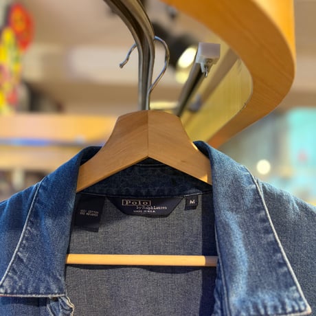 1980's "Polo by Ralph Lauren"  Denim Swing Top  SIZE：M