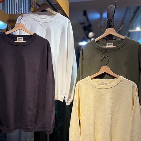 NEW "Jackman"  Dotsume Rib L/S Tee  SIZE：M,L