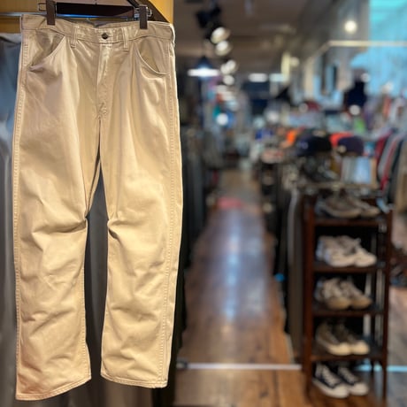 1960's "Wrangler" 33MWZ COTTON SATIN PANTS SIZE : W32 L30