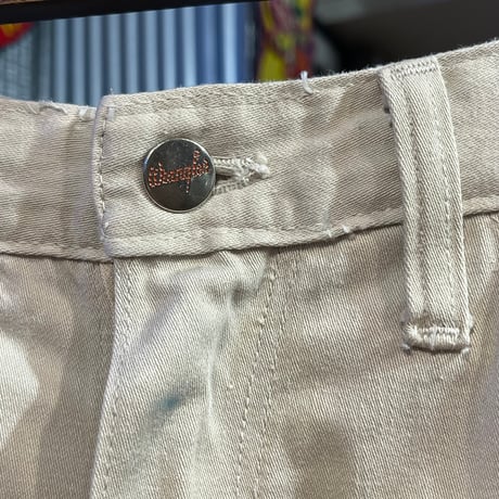 1960's "Wrangler" 33MWZ COTTON SATIN PANTS SIZE : W32 L30