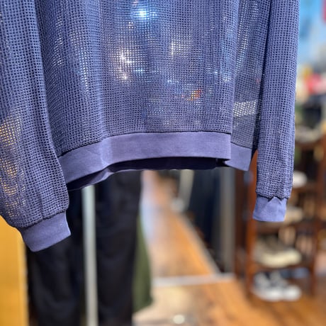 NEW "STUSSY"  Cotton Mesh LS Crew  SIZE：L