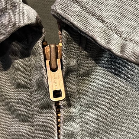 1960's "Carhartt×HEADLIGHT×FINCK" COTTON SATIN WORK JACKET SIZE : M