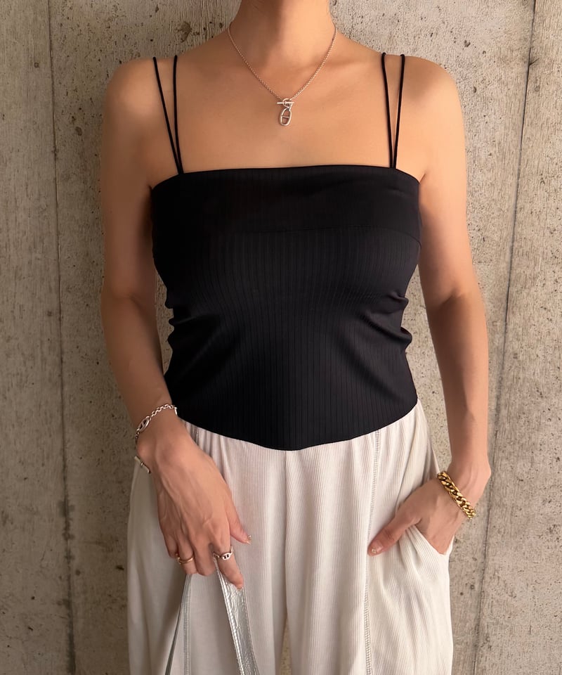 W Strap パッド付きキャミソール | Admance Online Store