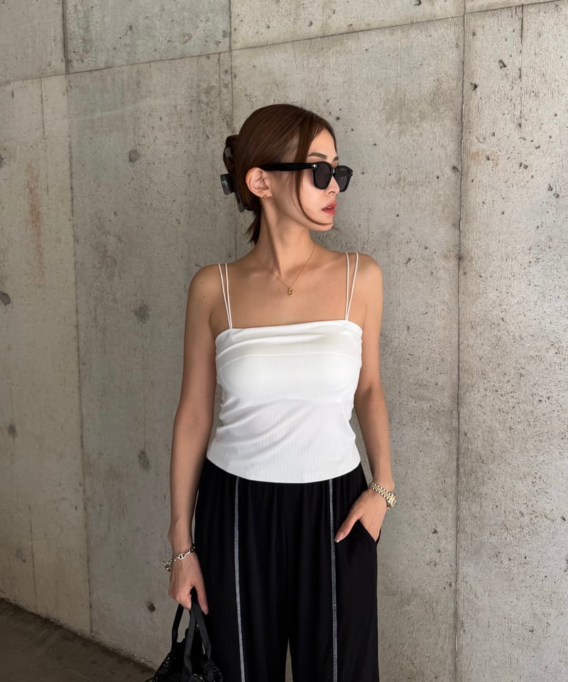 W Strap パッド付きキャミソール | Admance Online Store