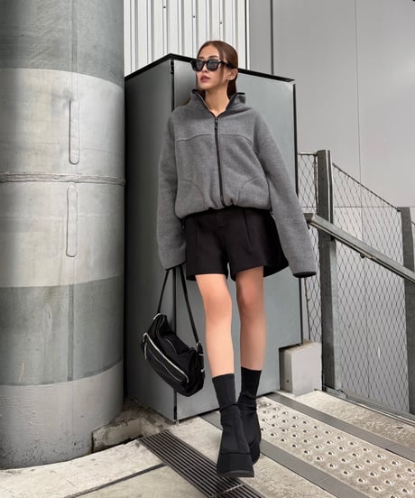 Pintuck ショートパンツ