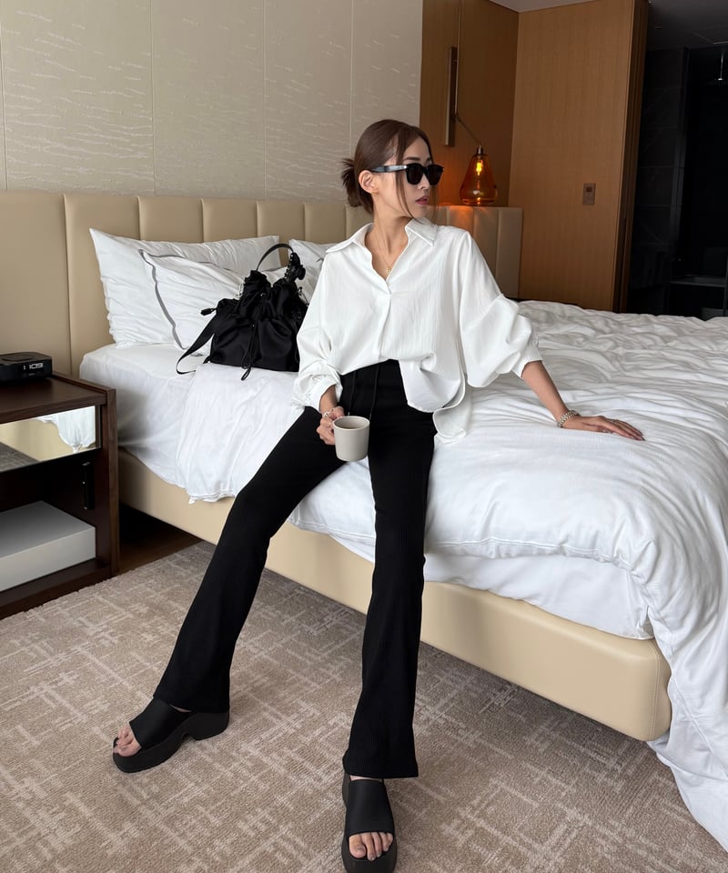 Side Slit スキッパーシャツ | Admance Online Store
