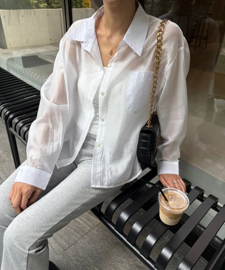 Sheer Pocket シャツ