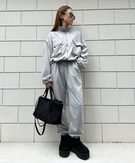 2Way Suede Tote Bag