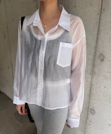 Sheer Pocket シャツ