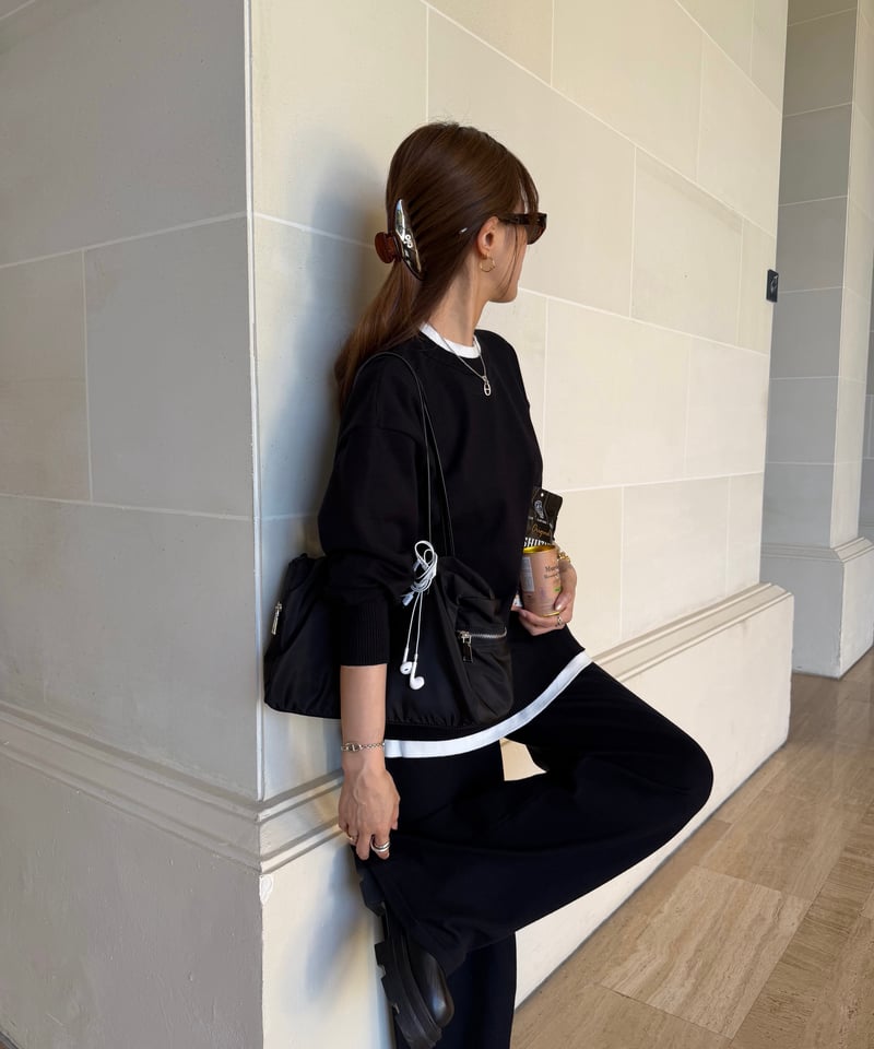 W Zip ボストンバッグ | Admance Online Store