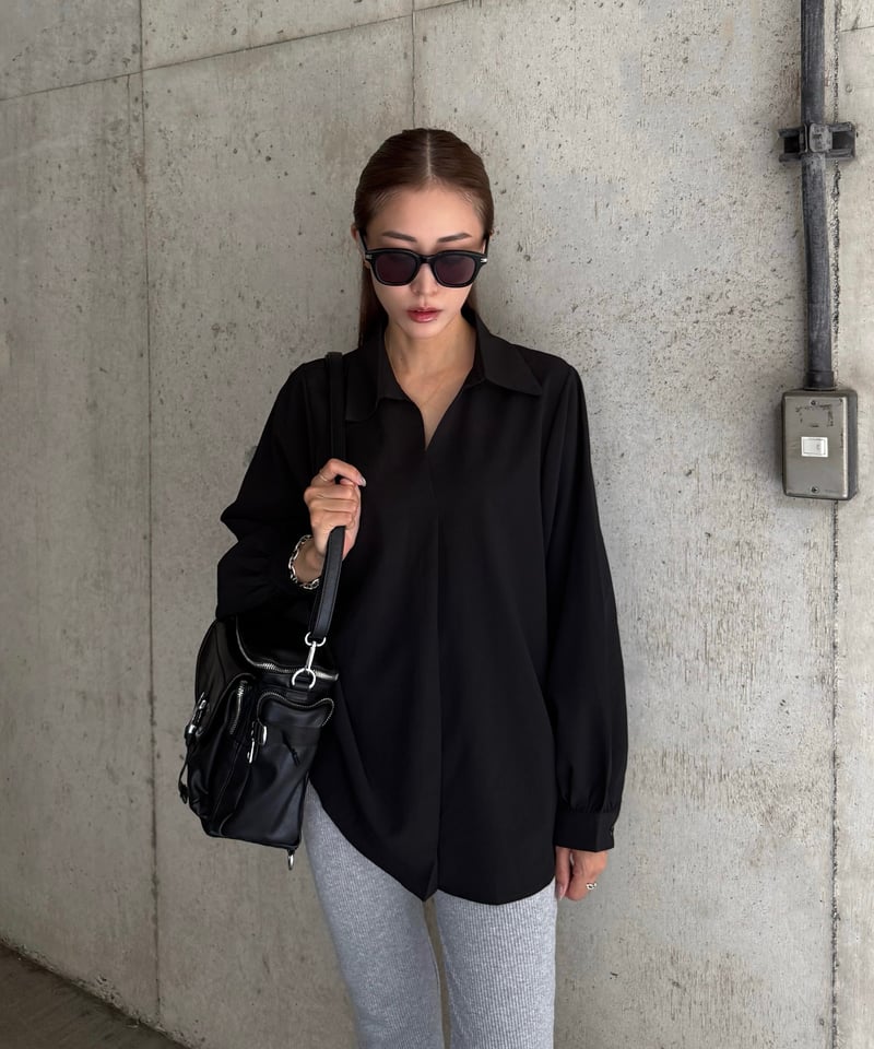 Side Slit スキッパーシャツ | Admance Online Store