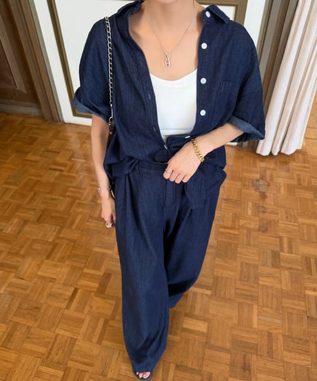 Denim Shirt セットアップ