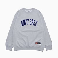 TEAM AIN'T EASY NYC CREWNECK SWEATSHIRT / Ash Navy