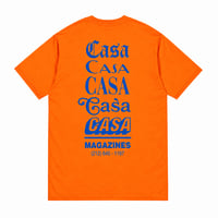 Casa Magazines Tee / Orange