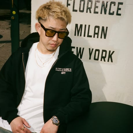 Where It All Took Shape Zip Hoodie / Black