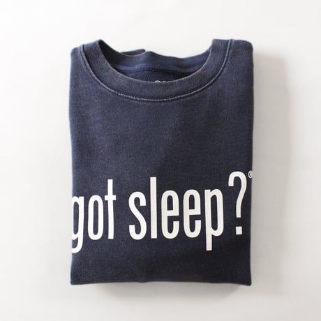 GOT SLEEP? FADEWASH SWEAT BLACK