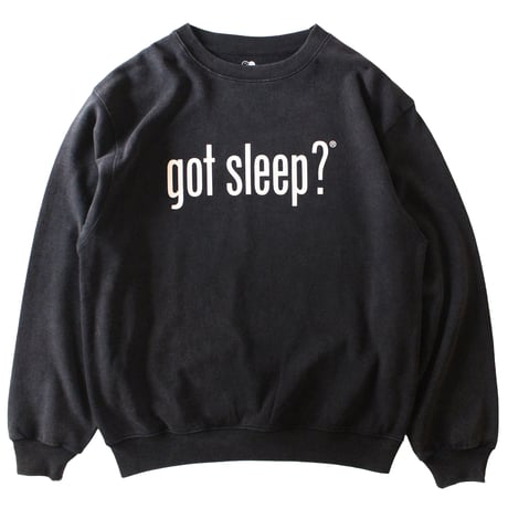 GOT SLEEP? FADEWASH SWEAT BLACK