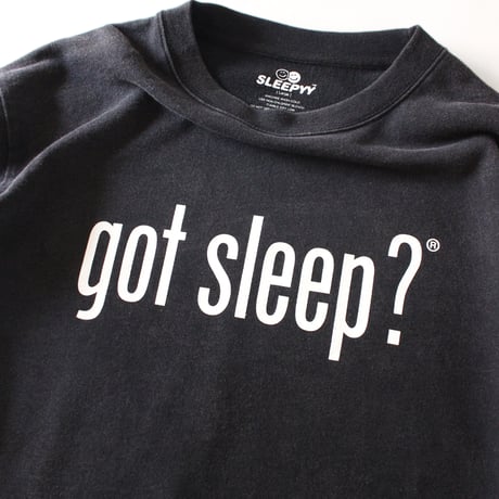 GOT SLEEP? FADEWASH SWEAT BLACK
