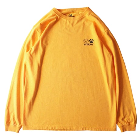 MAD DOG L/S GARMENT TEE MUSTARD