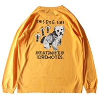 MAD DOG L/S GARMENT TEE MUSTARD