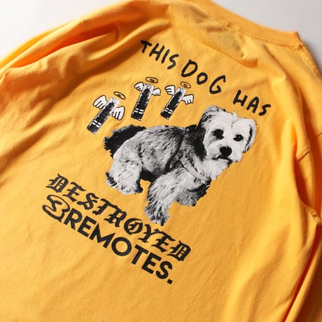MAD DOG L/S GARMENT TEE MUSTARD