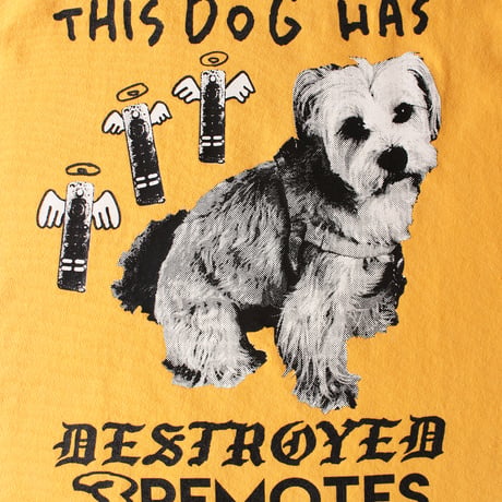 MAD DOG L/S GARMENT TEE MUSTARD