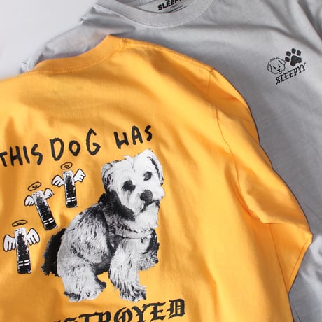 MAD DOG L/S GARMENT TEE MUSTARD