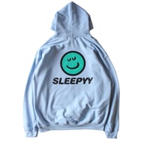 FACELOGO HOODIE LIGHT BLUE