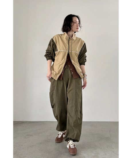 FOSI. ★ bi-color nylon blouson