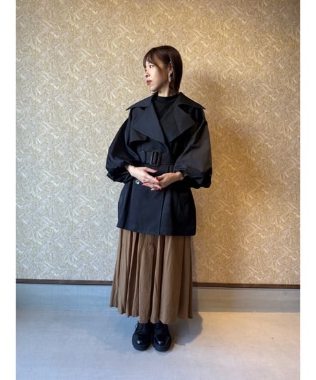 MARGAUX VINTAGE ★ balloon sleeve middle trench