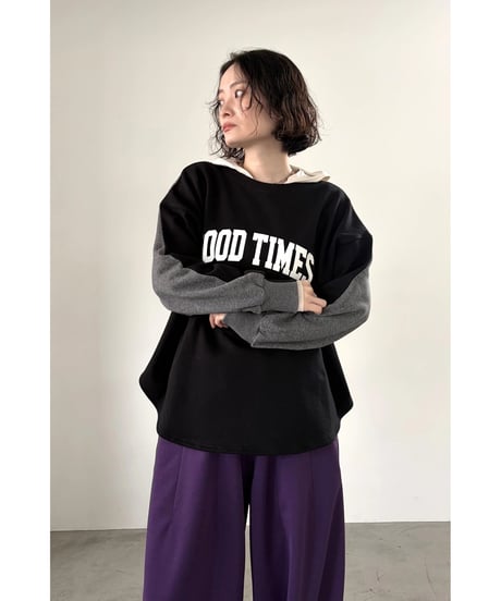 FOSI. ★ bi-color 2way logo sweat