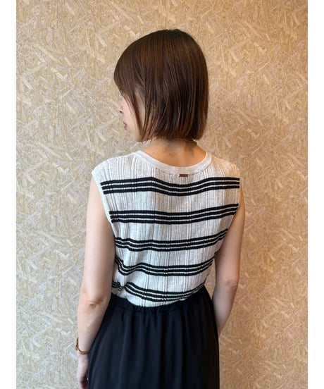 CHIGNON ★ random rib knit tank