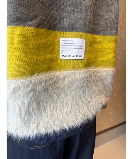 MARECHAL TERRE ★ color block knit